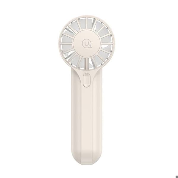 Mini USB-laddningsbar fickfläkt med 3 hastigheter Usams Vit