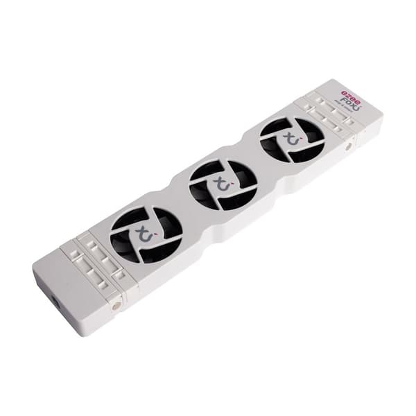 Ezeefox radiatorfläkt med 3 fläktar och termostat – Energieffektiv – Duo-set