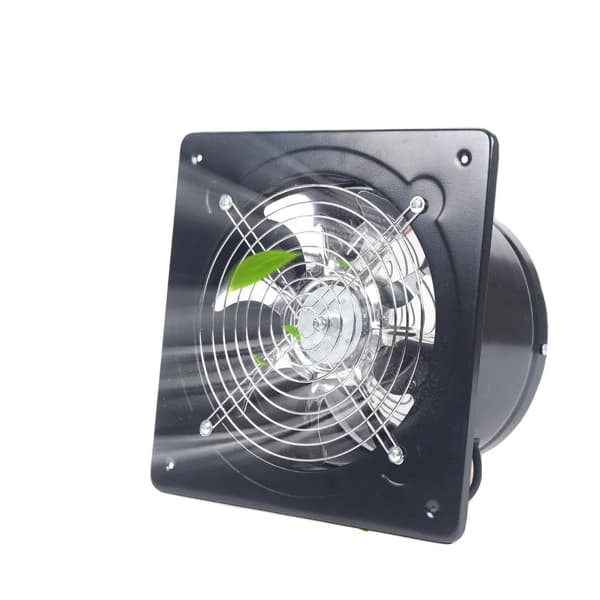 Väggavgasfläkt, 80W effekt, 850m³/h luftflöde, tyst drift