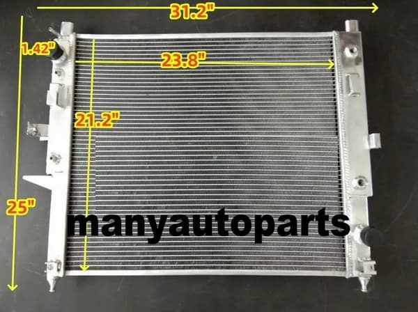 Mercedes-Benz Kylare och Fläktar, Aluminiumkonstruktion, Precisionstillpassning, Komplett Montering