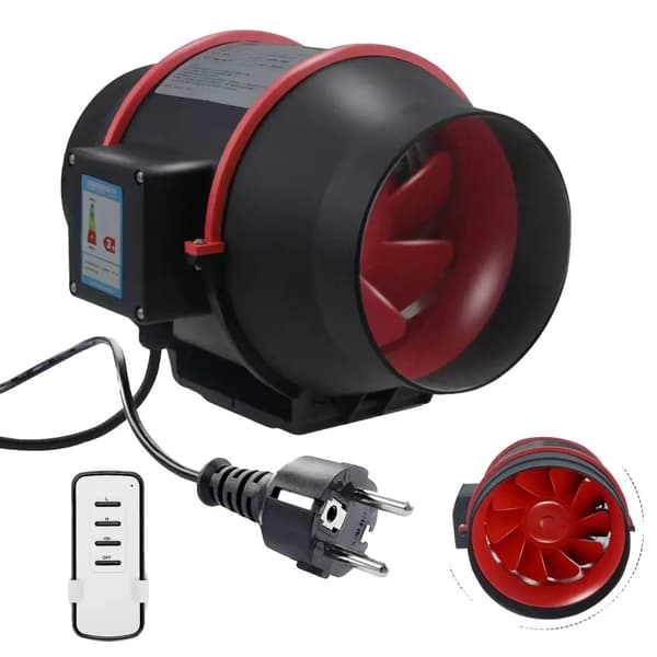 Inline-puhallin, 100 mm koko, 45W/48W teho, korkea nopeus hiljainen poistoilmaventtiili,EU