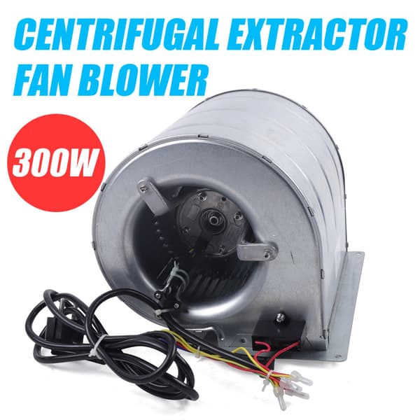 Industriell luftavlägsnare fläkt, 300W effekt, 840m³/h luftflöde, 1300RPM hastighet