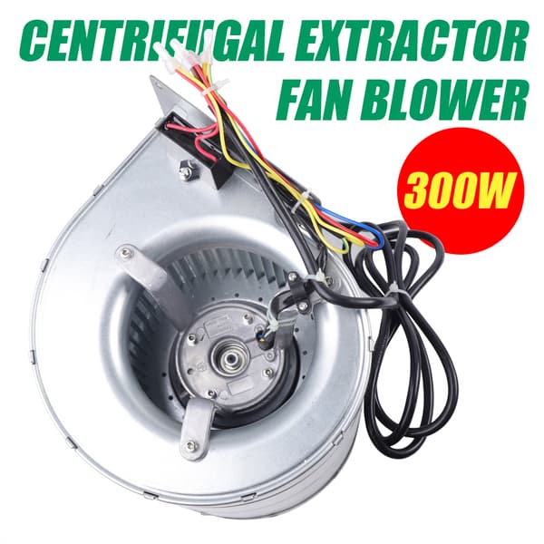 Industriell luftavlägsnare fläkt, 300W effekt, 840m³/h luftflöde, 1300RPM hastighet