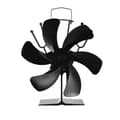 Miniatyrbillede 1 af 2: Pejseskov Varmestyrket Ventilator, 6 Blade, Miljøvenlig Betjening, Støjsvagt Design,Lejlighed