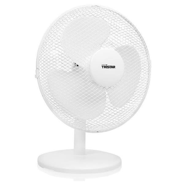 Tristar Bordsfläkt 30cm 40w 3 hastigheter vit - VE5724
