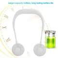 Miniatyrbild 4 av 4: EBTOOLS Hanging Neck Fan Mini Portable Fan Nackband Double Desktop USB Uppladdningsbar Lazy Hanging Style