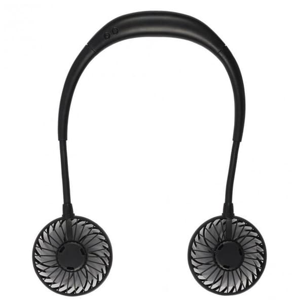 Laddningsbar bärbar ljusfläkt - L 26 cm x l 18 cm