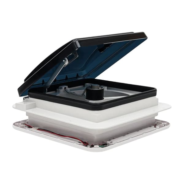 RV Takventilator, 12V, 8W LED-lampa, IP68 Vattentät,VIT