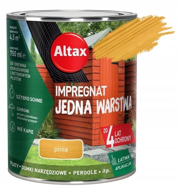 Imprægnering et lag til træ og beton fyr 0,75 l