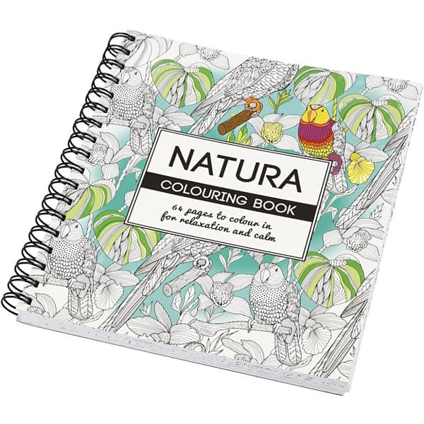 Målarbok Mindfulness - Antistress Coloring - Natura