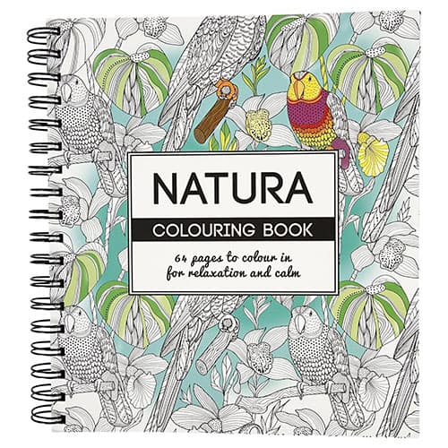 Målarbok Mindfulness - Antistress Coloring - Natura
