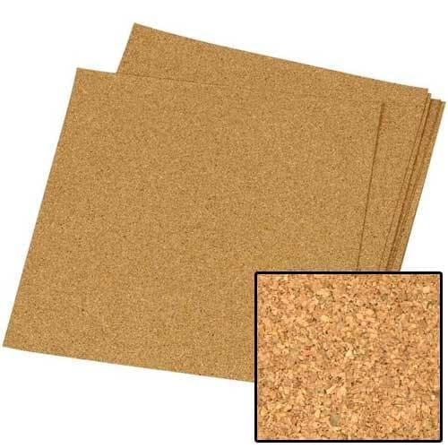 Korkmatta 4-pack 35x45 cm - Tjocklek 2mm