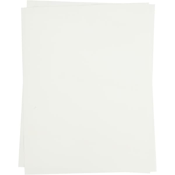 Transferark - 21,5x28 cm - Transparent - Till ljusa textilier - 5 ark