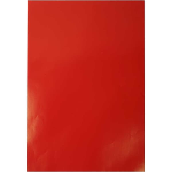 Glanspapper - 32x48 cm - 80 g - Röd - 25 ark
