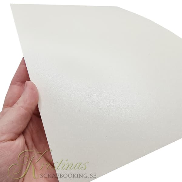 Pärlemo Papper A4 - Varm Vit - 50 ark - 100g