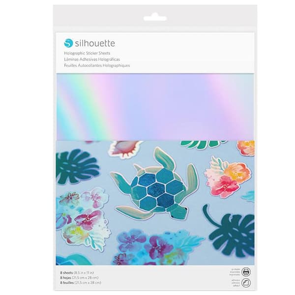 Sticker Sheets - Holographic 8 ark - Silhouette