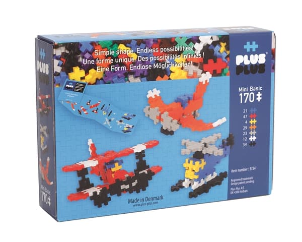 Plus Plus MINI Basic, Flygplan, 170 bitar