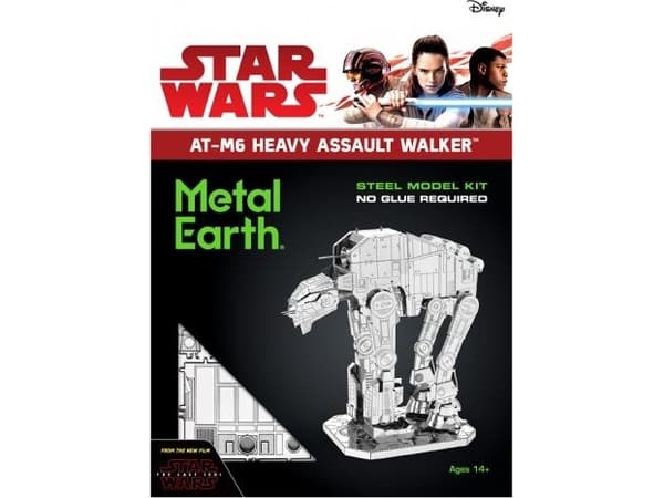 Metal Earth Star Wars EP 8 AT-M6 Heavy A. Walker metallirakennussarja