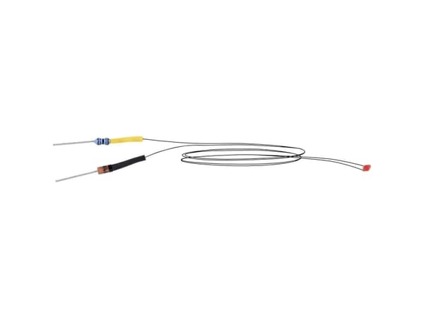 Viessmann Modelltechnik 3563 LEDer med kabler Rød 1 stk