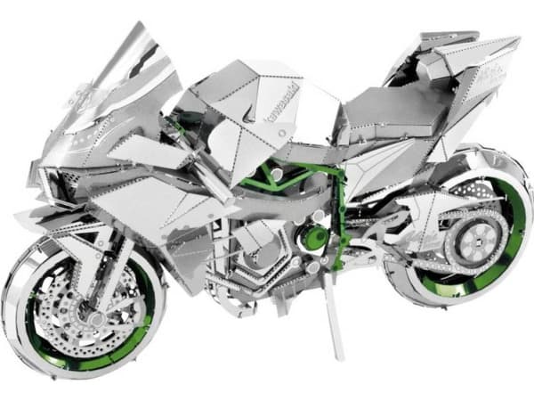 Metal Earth Iconx Kawasaki Ninja Green Metalbyggesæt