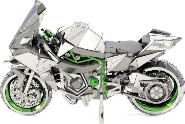 Metal Earth Iconx Kawasaki Ninja Green Metalbyggesæt