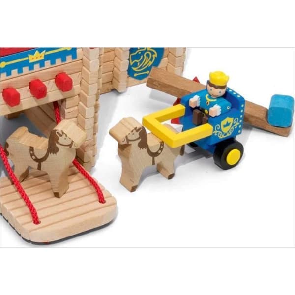 JEUJURA - Le Chateau Fort en bois - Byggsats - 300 stycken