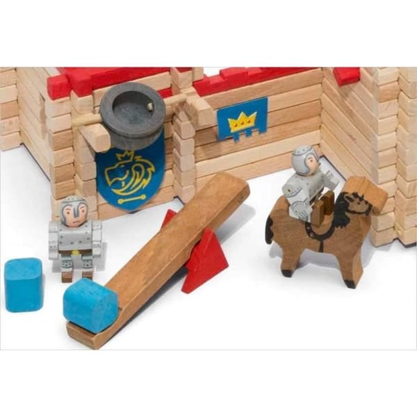 JEUJURA - Le Chateau Fort en bois - Byggsats - 300 stycken