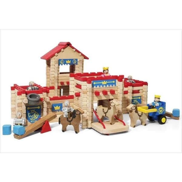 JEUJURA - Le Chateau Fort en bois - Byggsats - 300 stycken