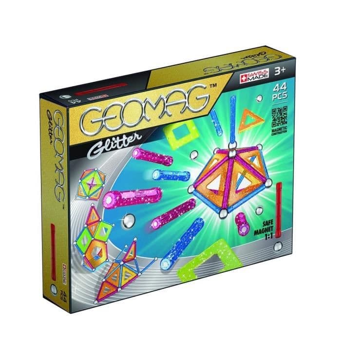 GEOMAG GLITTER Magnetisk byggesæt 44stk
