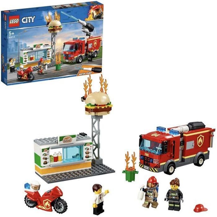LEGO City 60214 Brandmandseintervention på Hamburger Restaurant