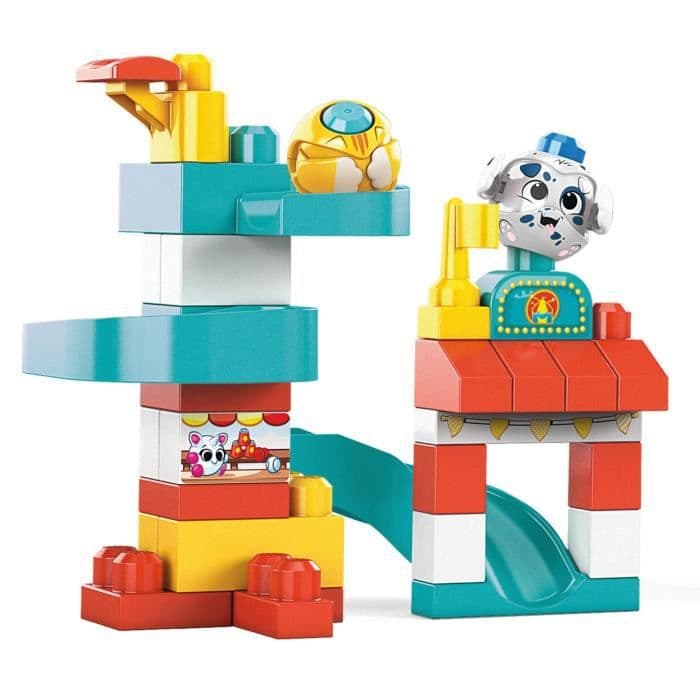 MEGA BLOKS Peek a Block La Course Poursuite - Bygning af mursten - 12 måneder og +