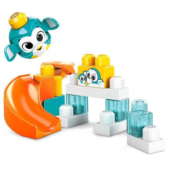 MEGA BLOKS Peek a Block La Banquise - GKX67 - Bygningstensten - 12 måneder og +