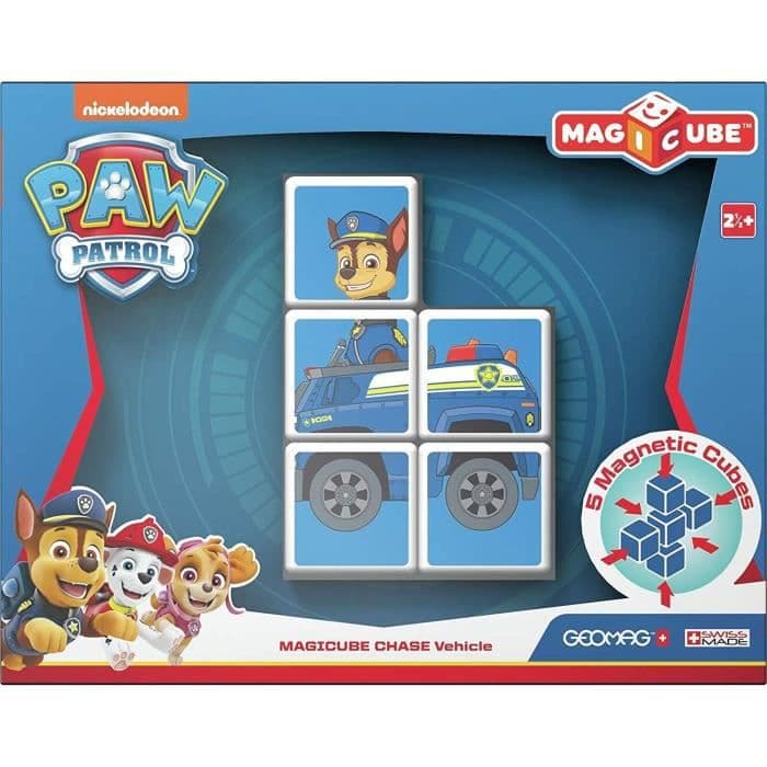 MAGICUBE - Paw Patrol Chase Vehicle (5 Cubes) - Tilfældig model