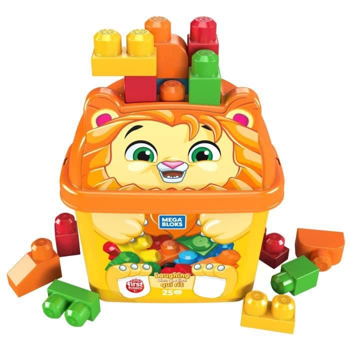 MEGA BLOKS First Builders Lion Box - 25 blokke - 12 måneder og +