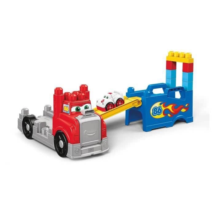 MEGA BLOKS - Min racing truck - Bygningstensten - Cabriolet Truck i Race Track - 8 blokke - 12 måneder +