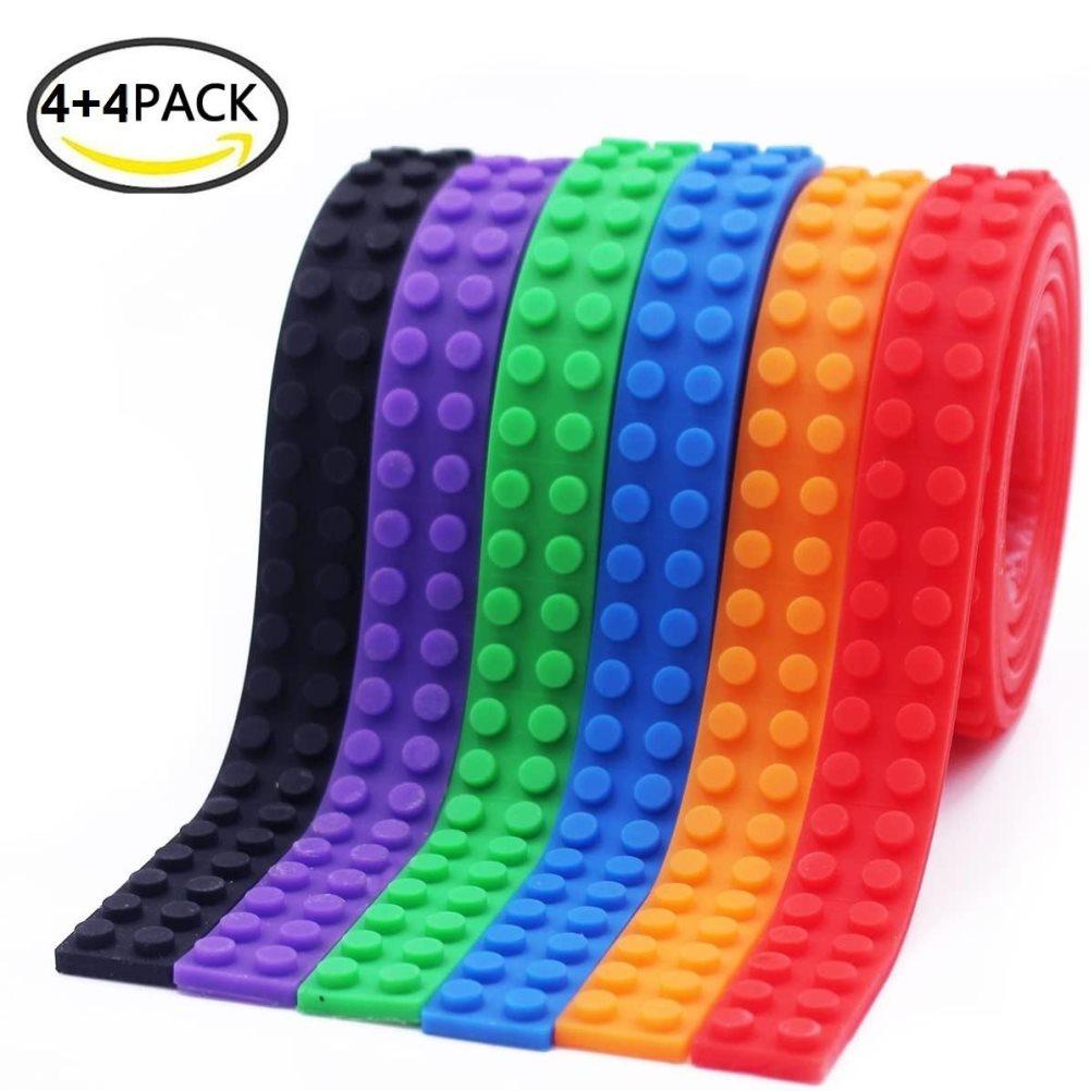 8-Pack Compatible Nimuno Loops Toy Block Tape (8x1m)