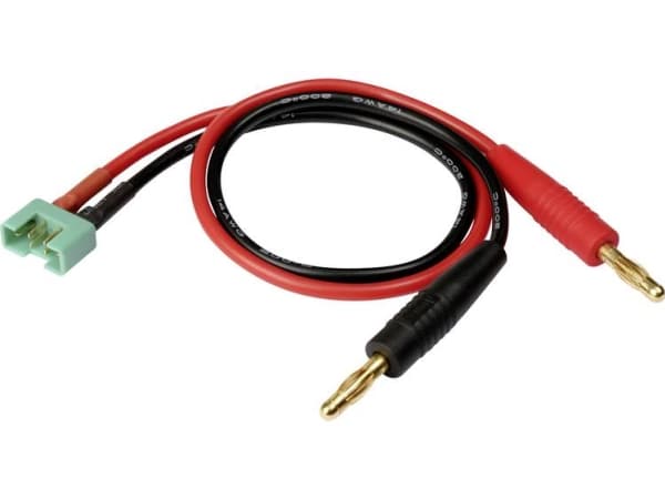 Reely Opladningskabel [2x Bananstik - 1x MPX-stik] 30.00 cm 2.5 mm² 1373182
