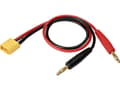 Miniatyrbilde 1 av 2: Reely Opladningskabel [1x Bananstik 4 mm - 1x XT60-stik] 30.00 cm RE-6799038