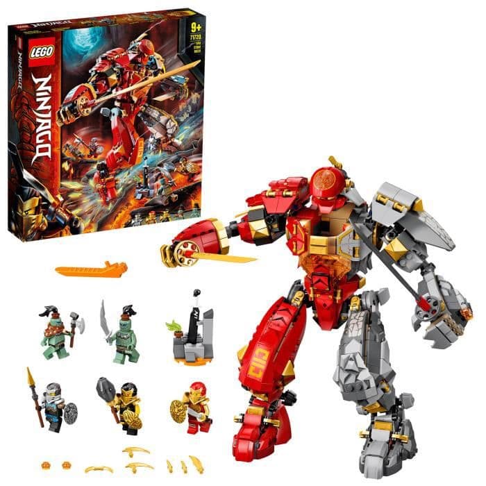 LEGO NINJAGO 71720 Roboten fra ild og sten