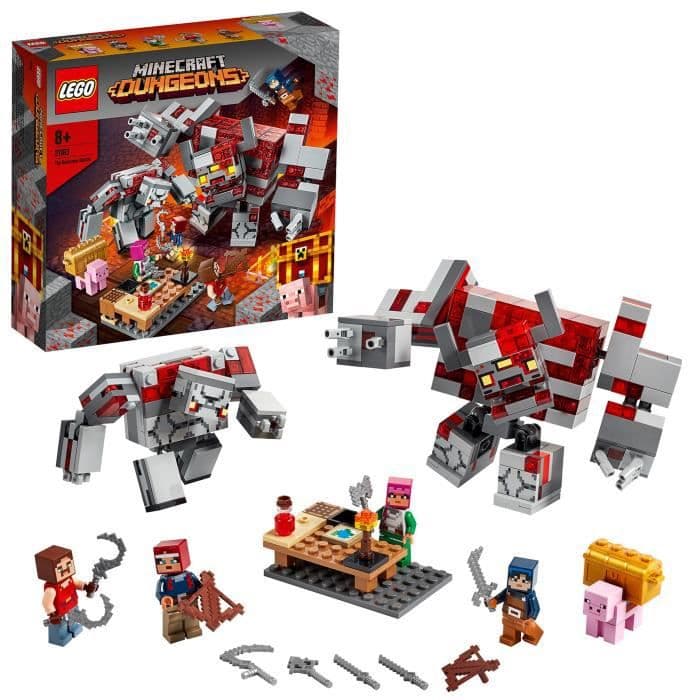 LEGO Minecraft 21163 Slaget om den røde sten