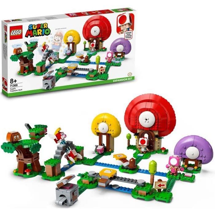 LEGO Super Mario 71368 Toad's Treasure Hunt Expansion Set