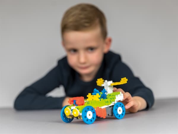 GO! Lär dig bygga fordon Plus-Plus