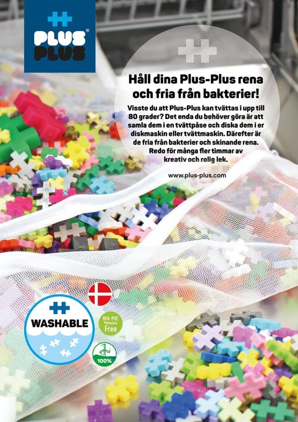 PLUS PLUS Mini byggplattor 12/fp
