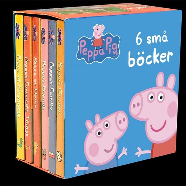 Greta Gris 6 Små Böcker - Teddykompaniet