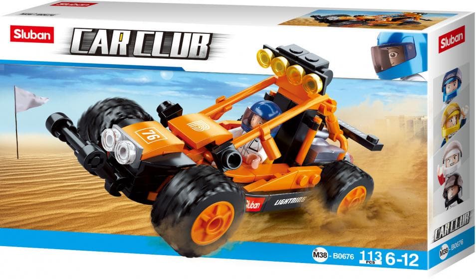 Bilklubb: Buggy orange (M38-B0676)