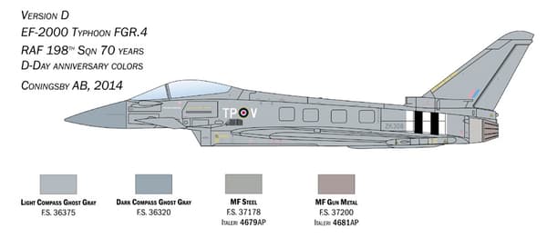 ITALERI 1:72 - EF-2000 Typhon RAF Service