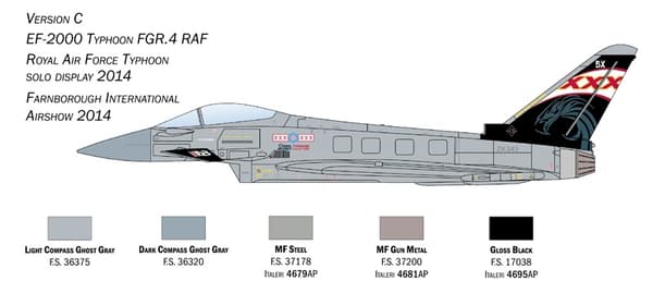 ITALERI 1:72 - EF-2000 Typhon RAF Service