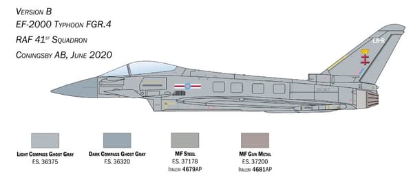 ITALERI 1:72 - EF-2000 Typhon RAF Service