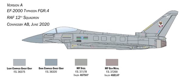 ITALERI 1:72 - EF-2000 Typhon RAF Service