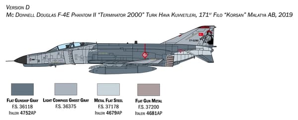 ITALERI 1:72 - F-4E / F Phantom II